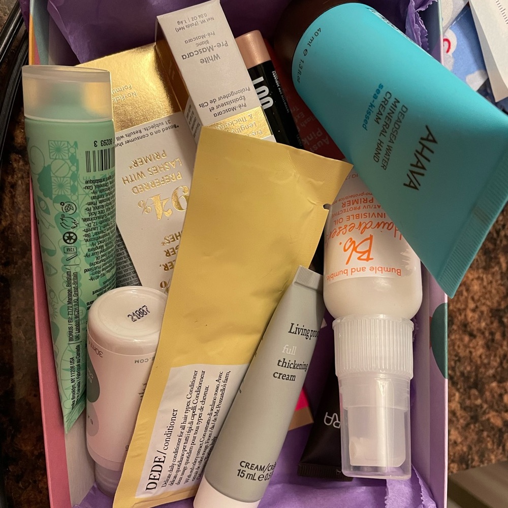 Birchbox items unopened